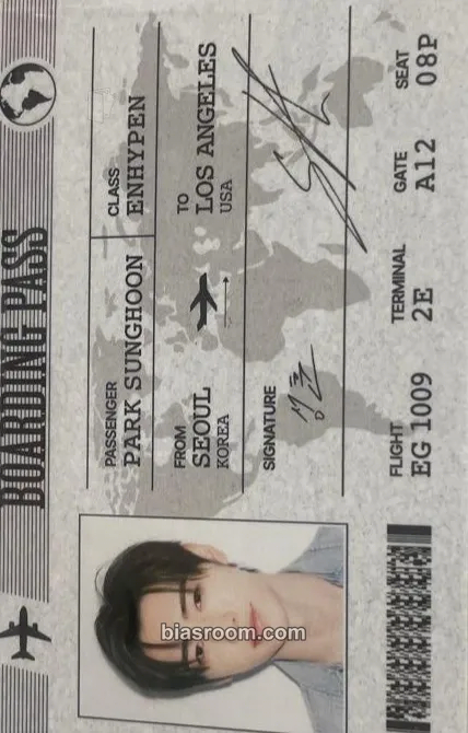 Sunghoon DICON ISSUE N°30 SPECIAL EDITION ENHYPEN EVEN-MORE B TYPE Photocard - ENHYPEN - ENHYPEN K-pop photocard