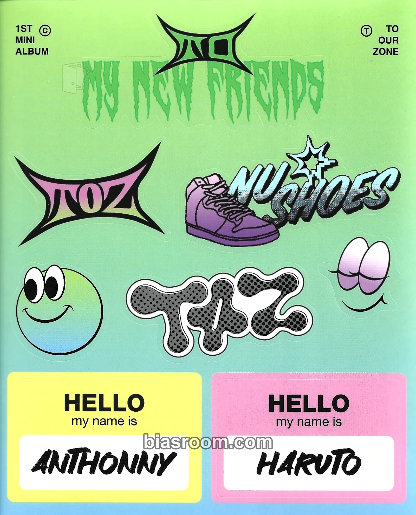 TO my new friends Photocard - TOZ - TOZ K-pop photocard