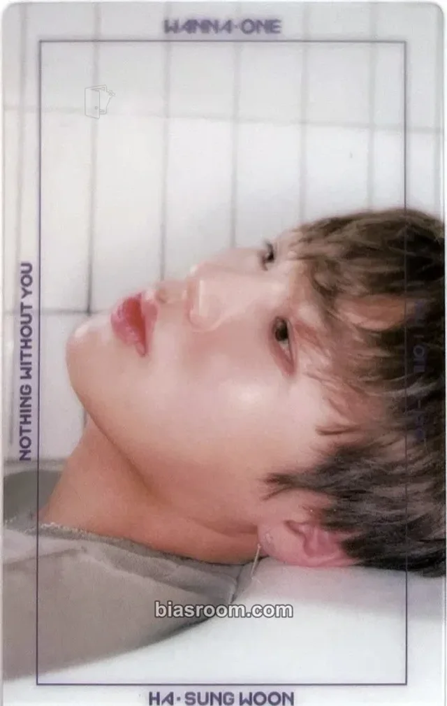 Wanna One - Ha Sung Woon - 1-1=0 (Nothing Without You) Album album photocard transparent wanna version
