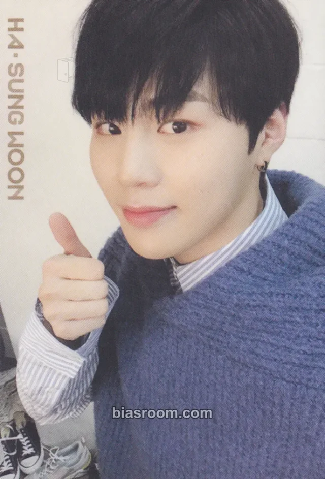 Wanna One - Ha Sung Woon - 0+1=1 (I Promise You) Album album photocard day version