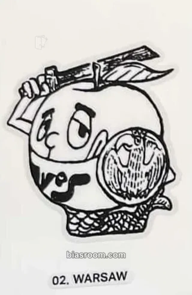 Yves - Yves - YVES APPLE CINNAMON CRUNCH TOUR Event merch inclusion sticker online tour merch