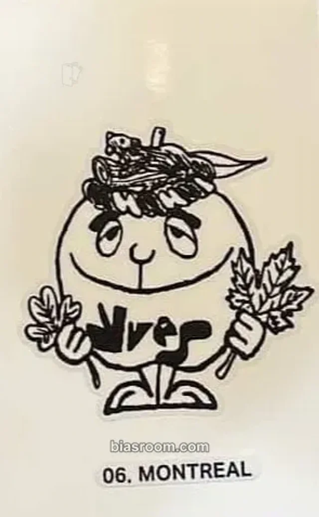 Yves - Yves - YVES APPLE CINNAMON CRUNCH TOUR Event merch inclusion sticker online tour merch