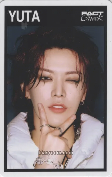 Yuta Fact Check MD Photocard - NCT 127 - NCT 127 K-pop photocard