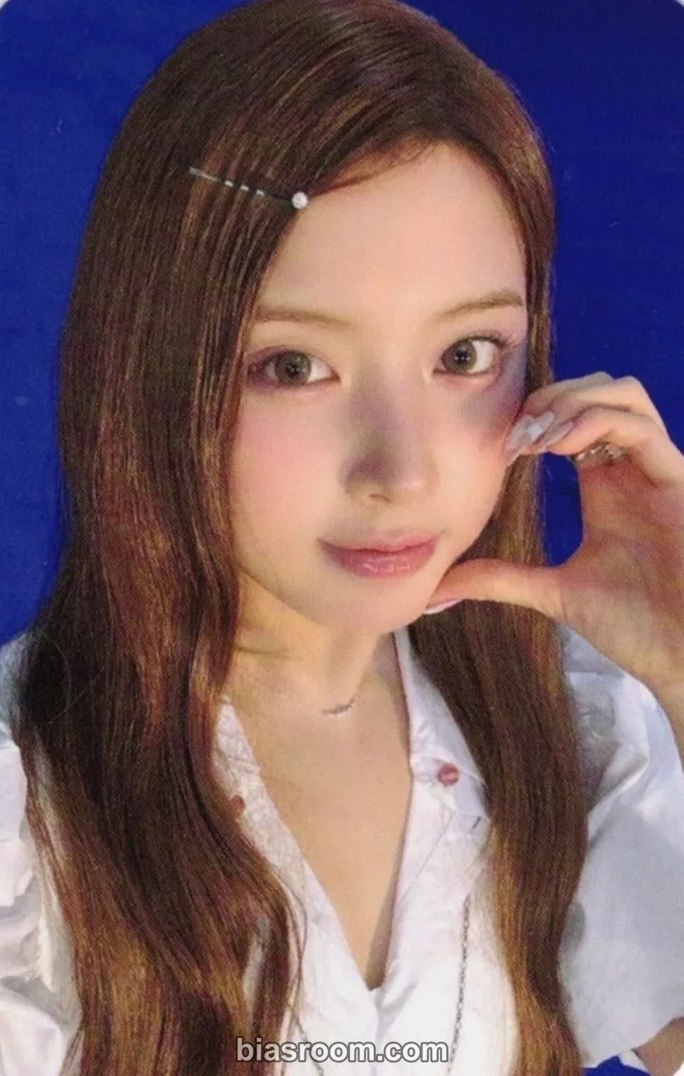 Jiwoo Blue Valentine Photocard - NMIXX - NMIXX K-pop photocard