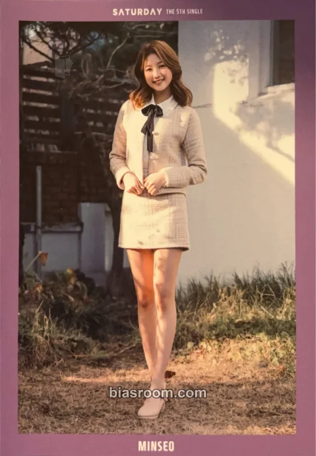 SATURDAY - Minseo - Only You Album album inclusion postcard set