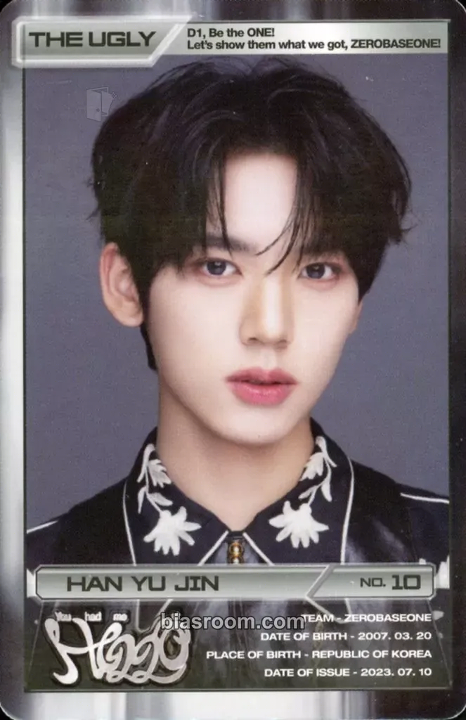 Yujin You Had Me at Hello Photocard - ZEROBASEONE - ZEROBASEONE K-pop photocard