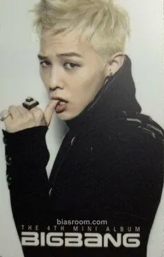 G-Dragon Tonight Photocard - BIGBANG - BIGBANG K-pop photocard