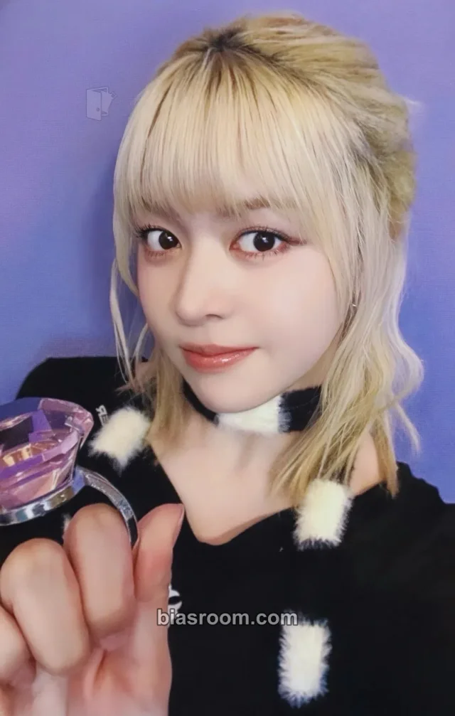 NMIXX - Lily - Blue Valentine Album fansign makestar round 10 double-sided