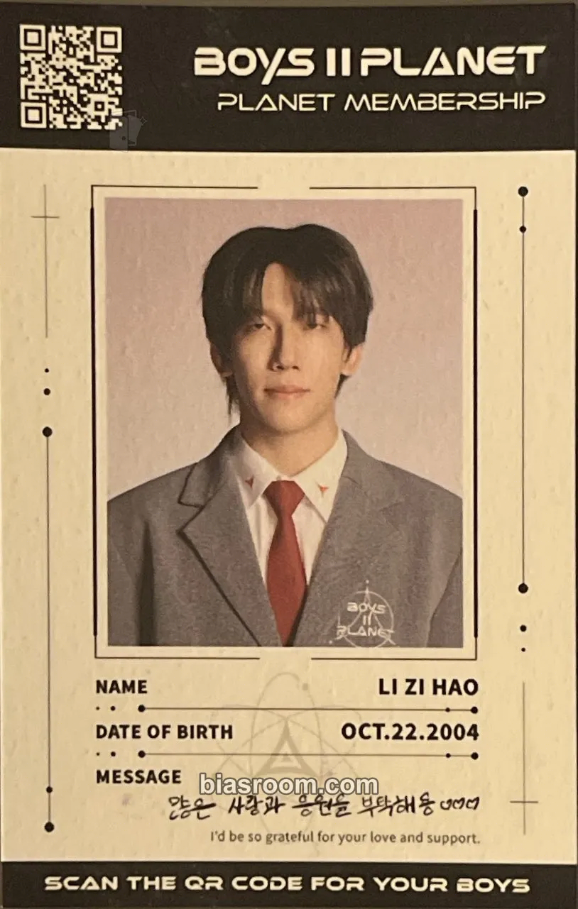 Li Zihao KCON LA 2025 Photocard - MODYSSEY - MODYSSEY K-pop photocard