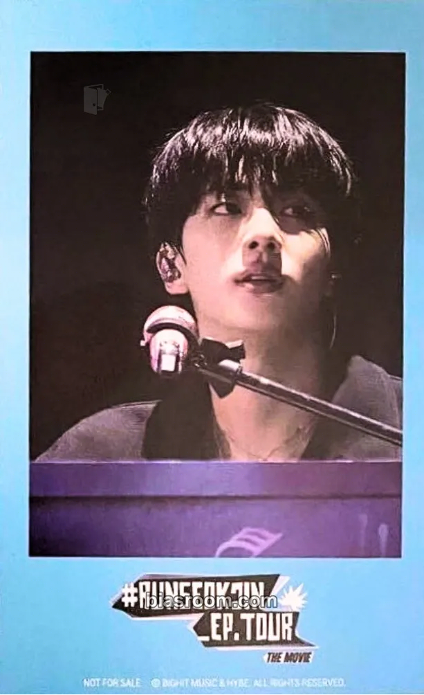 Jin #RunSeokjin_EP.Tour - The Movie Photocard - BTS - BTS K-pop photocard
