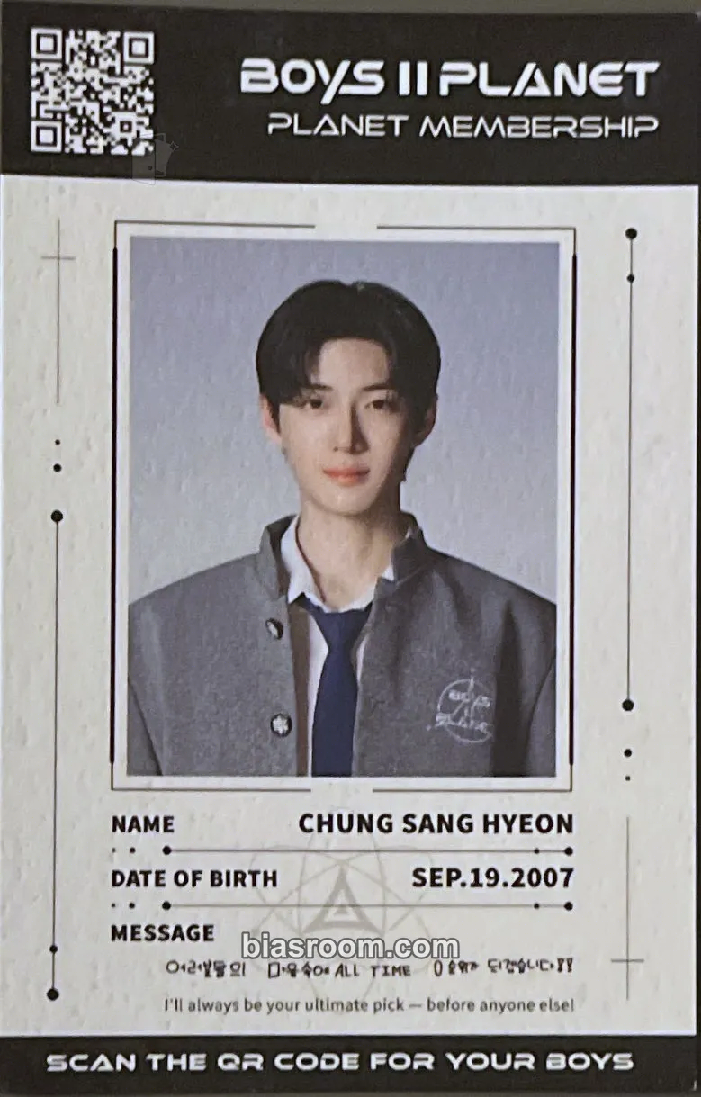 Sanghyeon KCON LA 2025 Photocard - ALPHA DRIVE ONE - ALPHA DRIVE ONE K-pop photocard