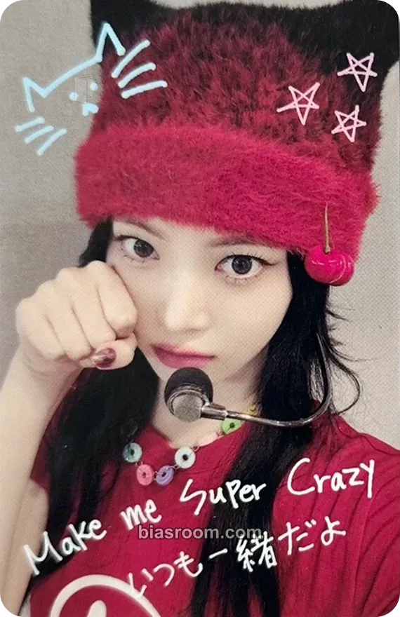 Hong Eunchae CRAZY (Japanese Ver.) Photocard - LE SSERAFIM - LE SSERAFIM K-pop photocard