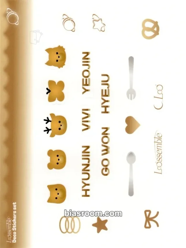 Loossemble - Other deco set sticker sheet sticker