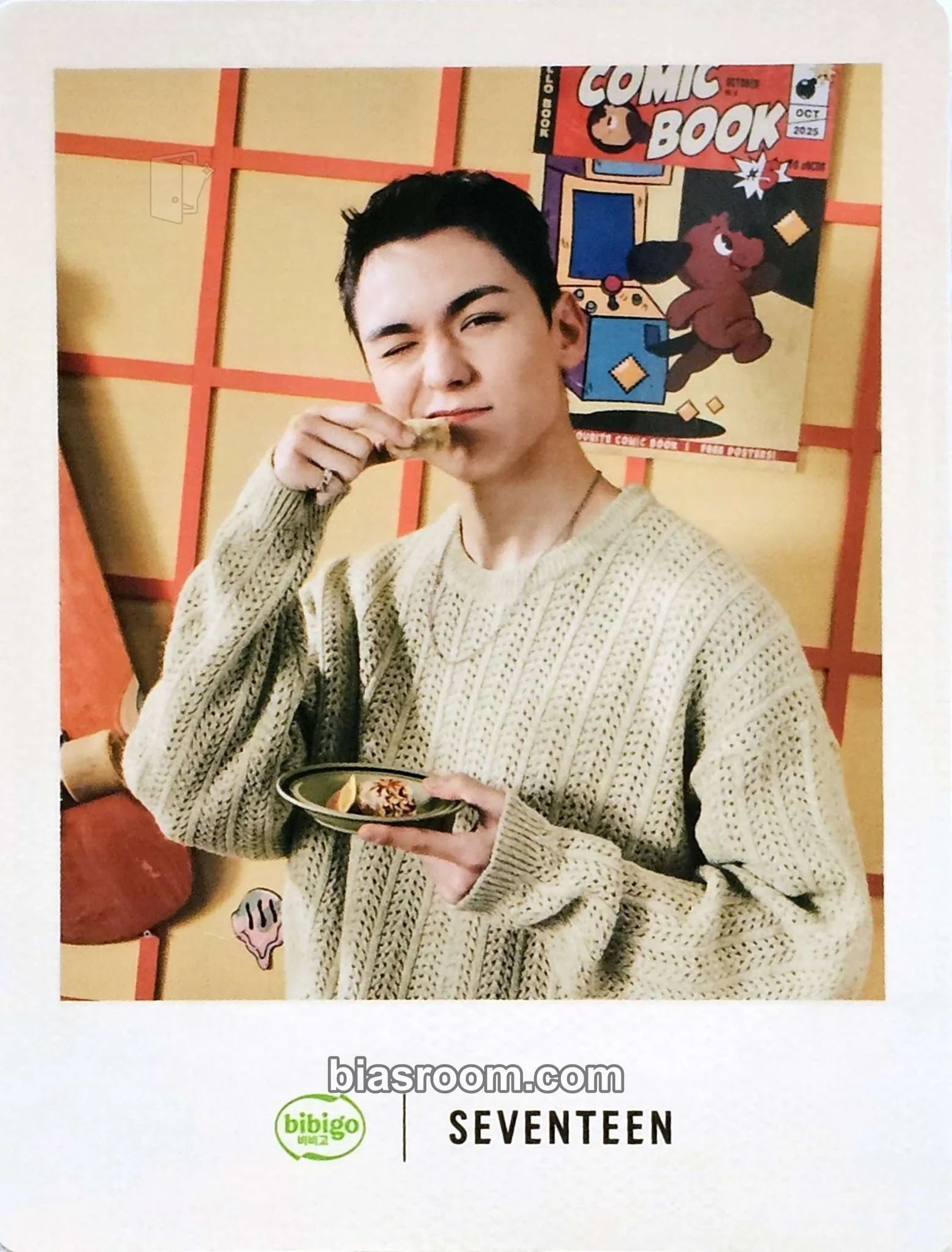 Vernon Bibigo x SEVENTEEN Brand Collaboration Photocard - SEVENTEEN - SEVENTEEN K-pop photocard