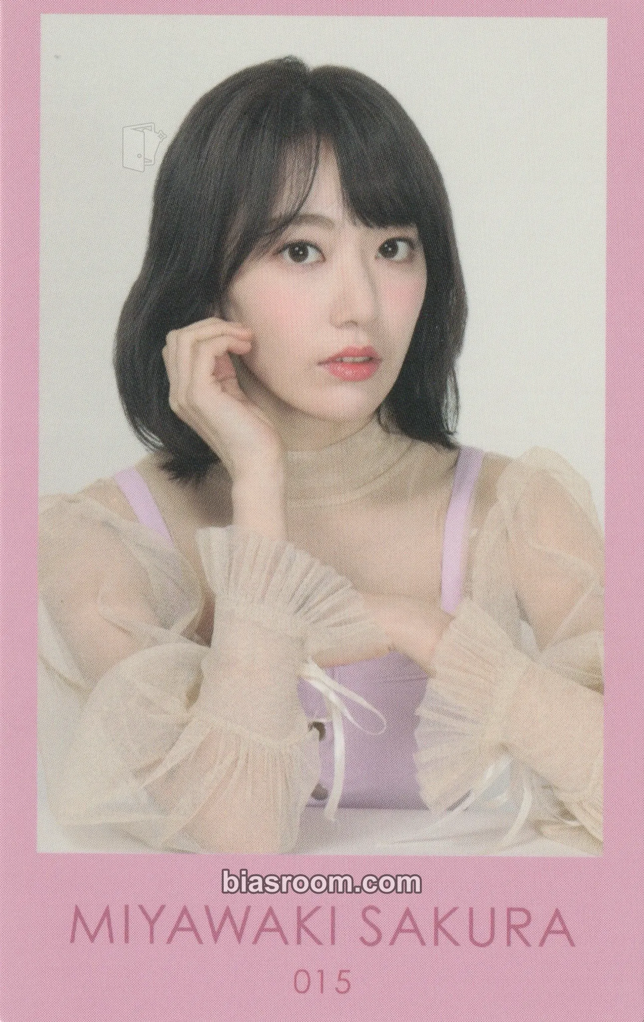 Sakura JAPAN 1st FANMEETING Photocard - IZ*ONE - IZ*ONE K-pop photocard