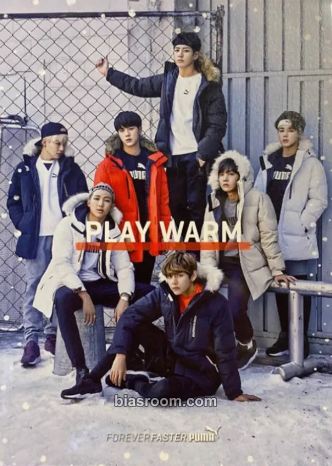 Puma Photocard - BTS - BTS K-pop photocard