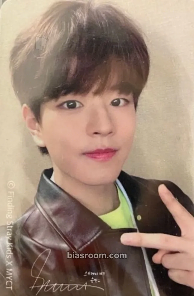 Seungmin MYCT x Finding Stray Kids Photocard - Stray Kids - Stray Kids K-pop photocard