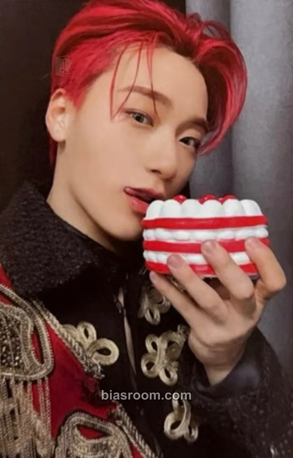 San THE WORLD EP.FIN : WILL Photocard - ATEEZ - ATEEZ K-pop photocard