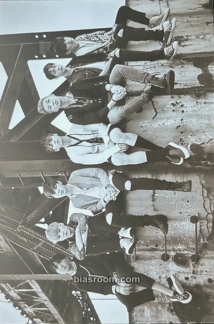 Piano Sheet Music Photocard - BTS - BTS K-pop photocard