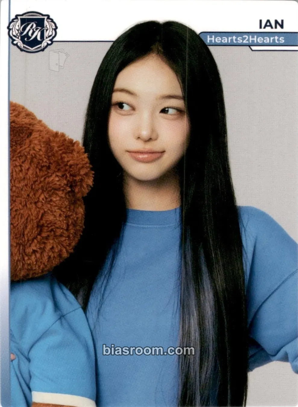 Ian TELECA 2025 Kpop Rookie Photocard - Hearts2Hearts - Hearts2Hearts K-pop photocard