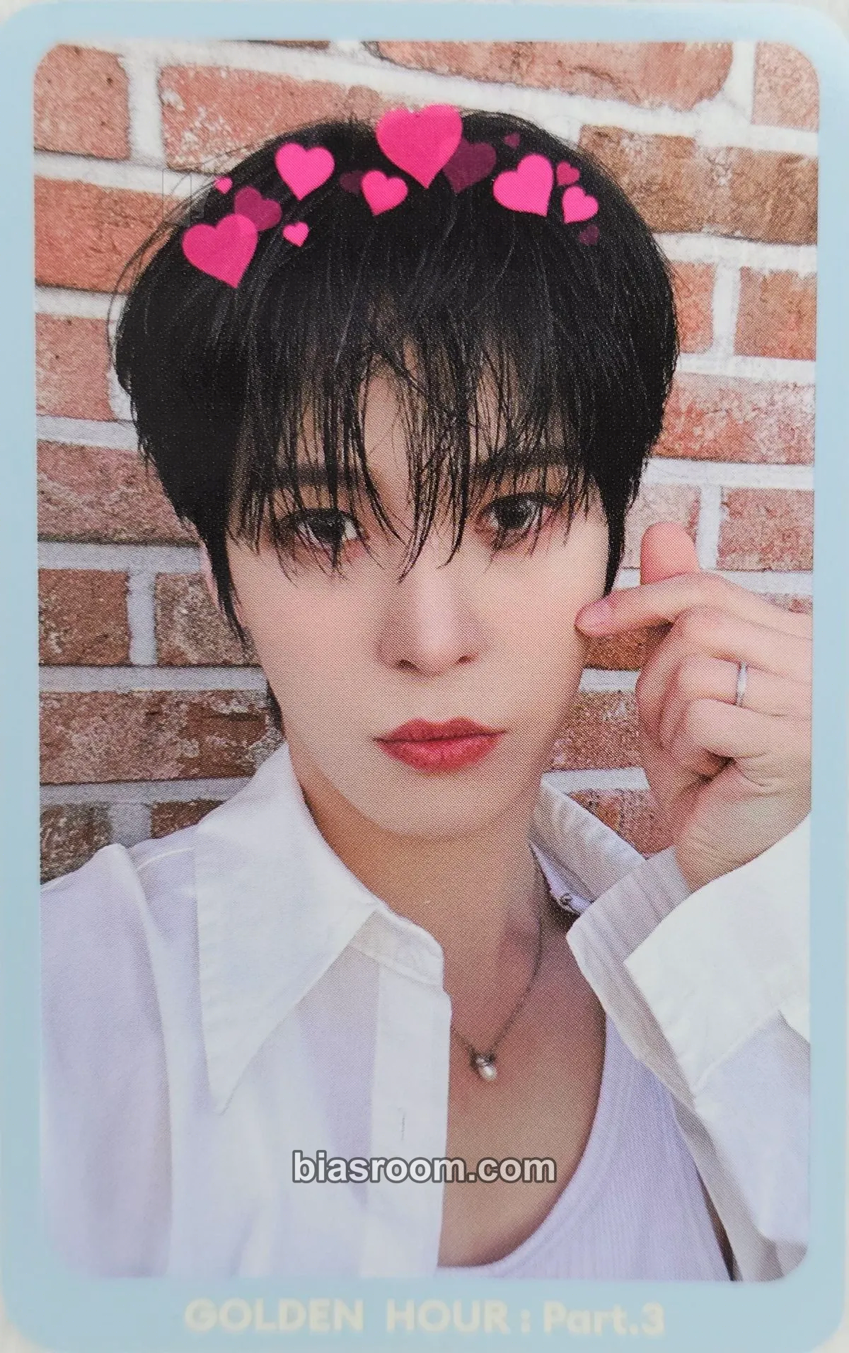 Yunho GOLDEN HOUR : Part.3 Photocard - ATEEZ - ATEEZ K-pop photocard