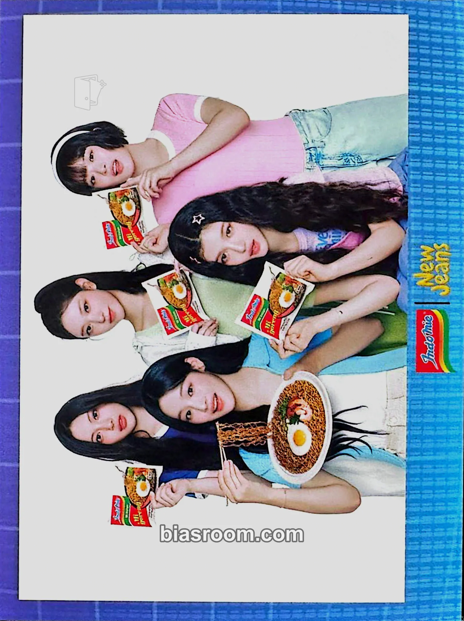 Indomie Photocard - NewJeans - NewJeans K-pop photocard