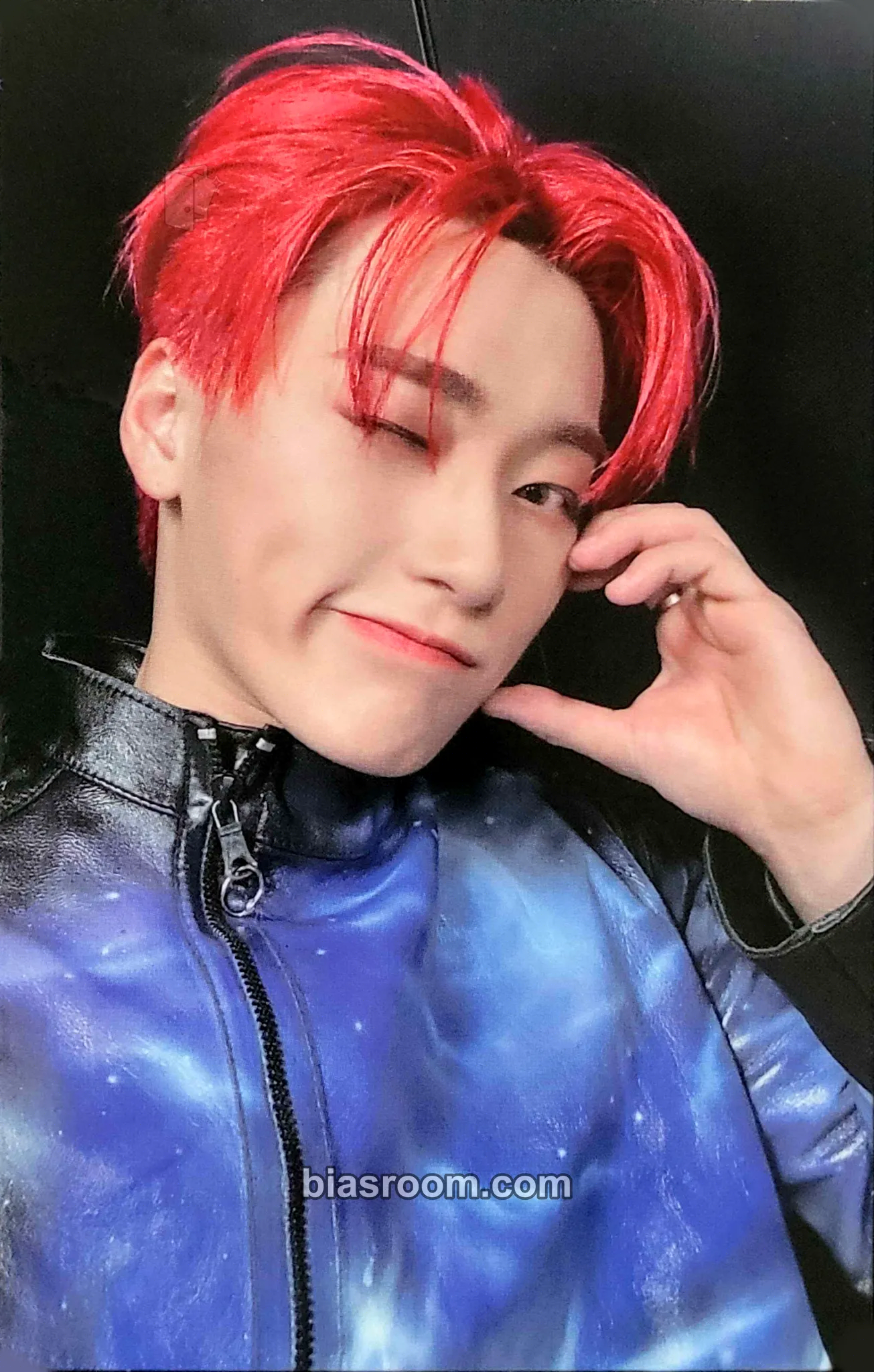 San THE WORLD EP.FIN : WILL Photocard - ATEEZ - ATEEZ K-pop photocard