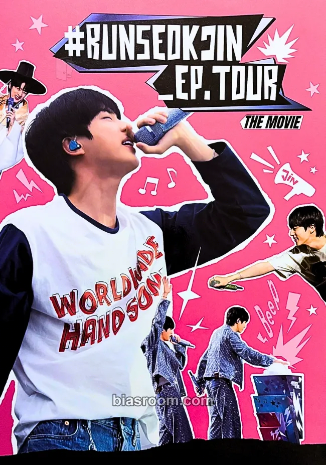 Jin #RunSeokjin_EP.Tour - The Movie Photocard - BTS - BTS K-pop photocard