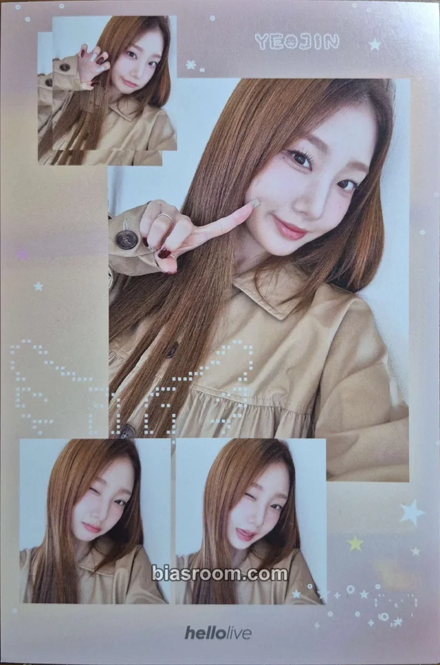 Loossemble - YeoJin - YeoJin's Special HelloLive Event Other round 8 postcard set postcard