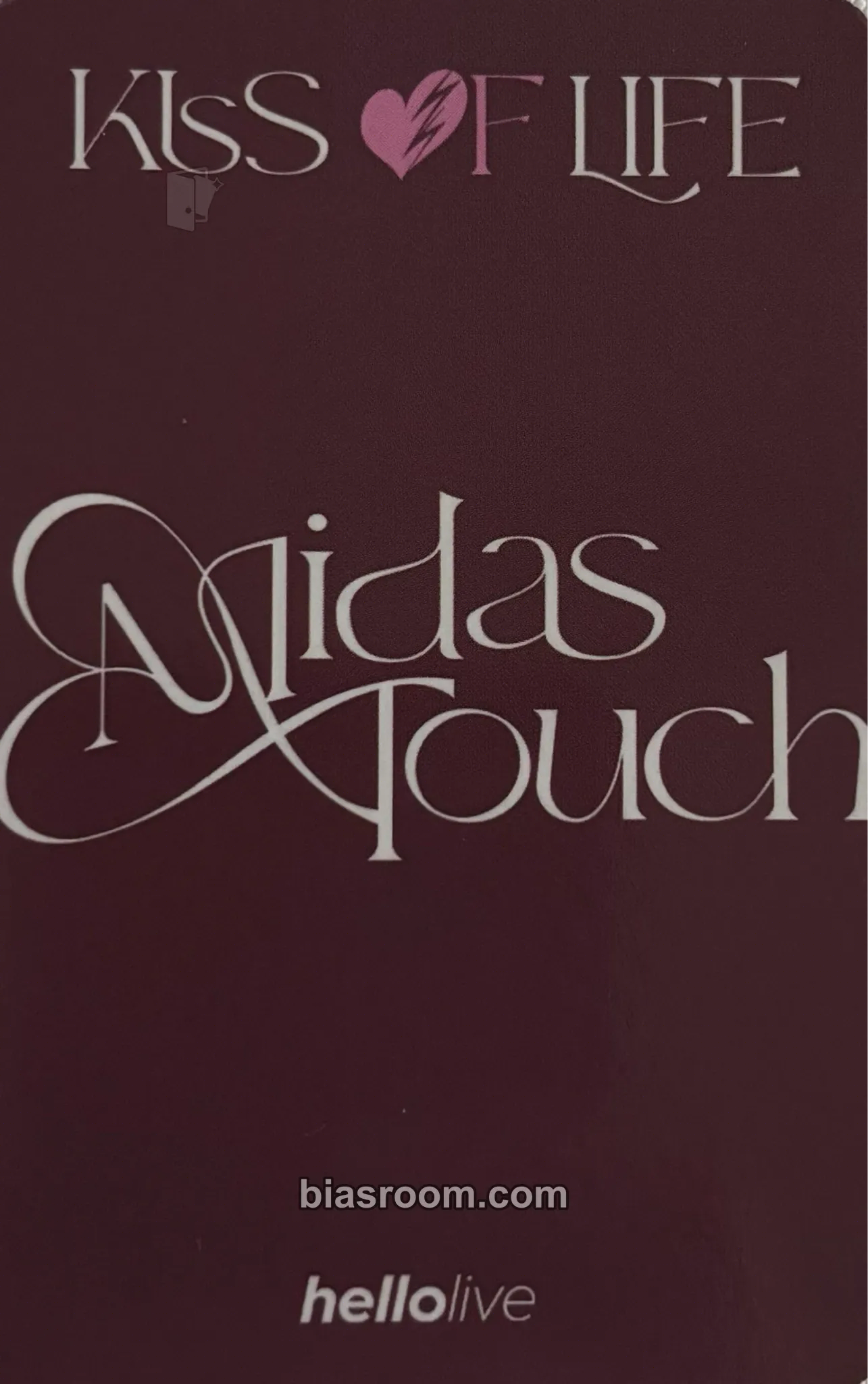 Natty Midas Touch Photocard - KISS OF LIFE | Bias Room