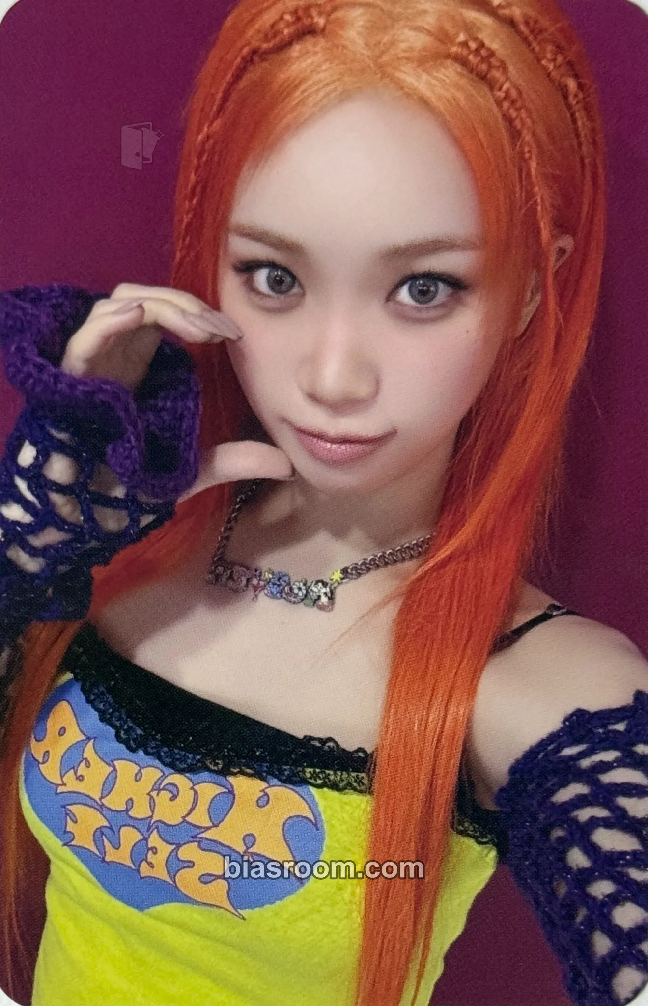 Kim Chaewon SPAGHETTI Photocard - LE SSERAFIM - LE SSERAFIM K-pop photocard