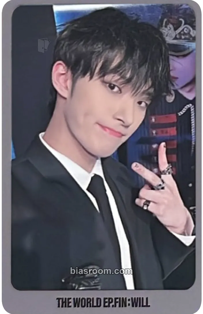 Mingi THE WORLD EP.FIN : WILL Photocard - ATEEZ - ATEEZ K-pop photocard
