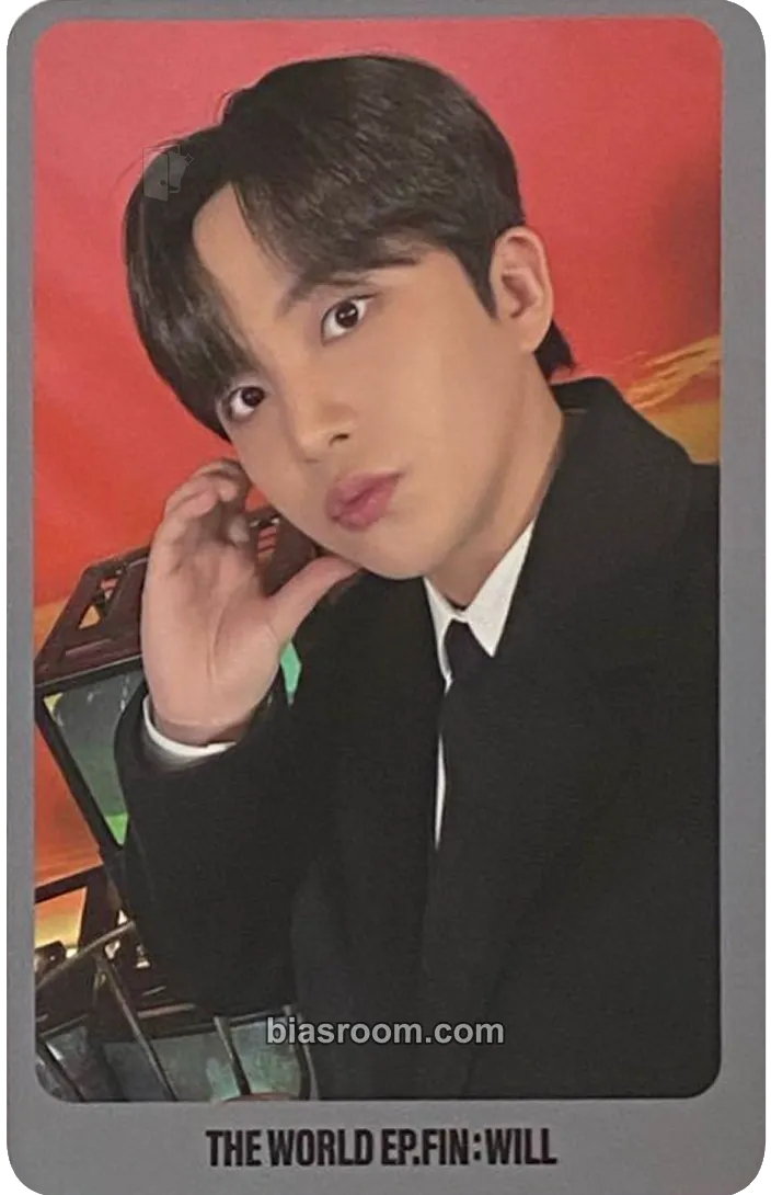 Jongho THE WORLD EP.FIN : WILL Photocard - ATEEZ - ATEEZ K-pop photocard