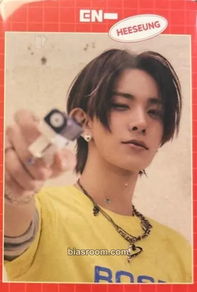 Heeseung ENHYPEN x BANDAI NAMCO WAFERS Photocard - ENHYPEN - ENHYPEN K-pop photocard