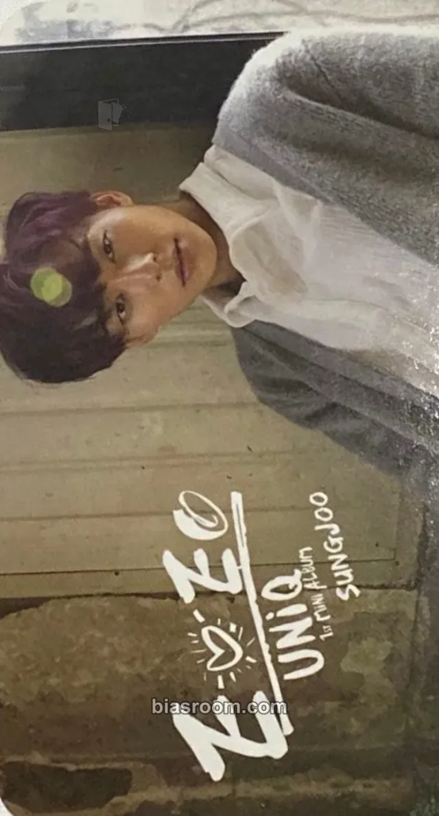 UNIQ - Sungjoo - EOEO Album album photocard korea edition