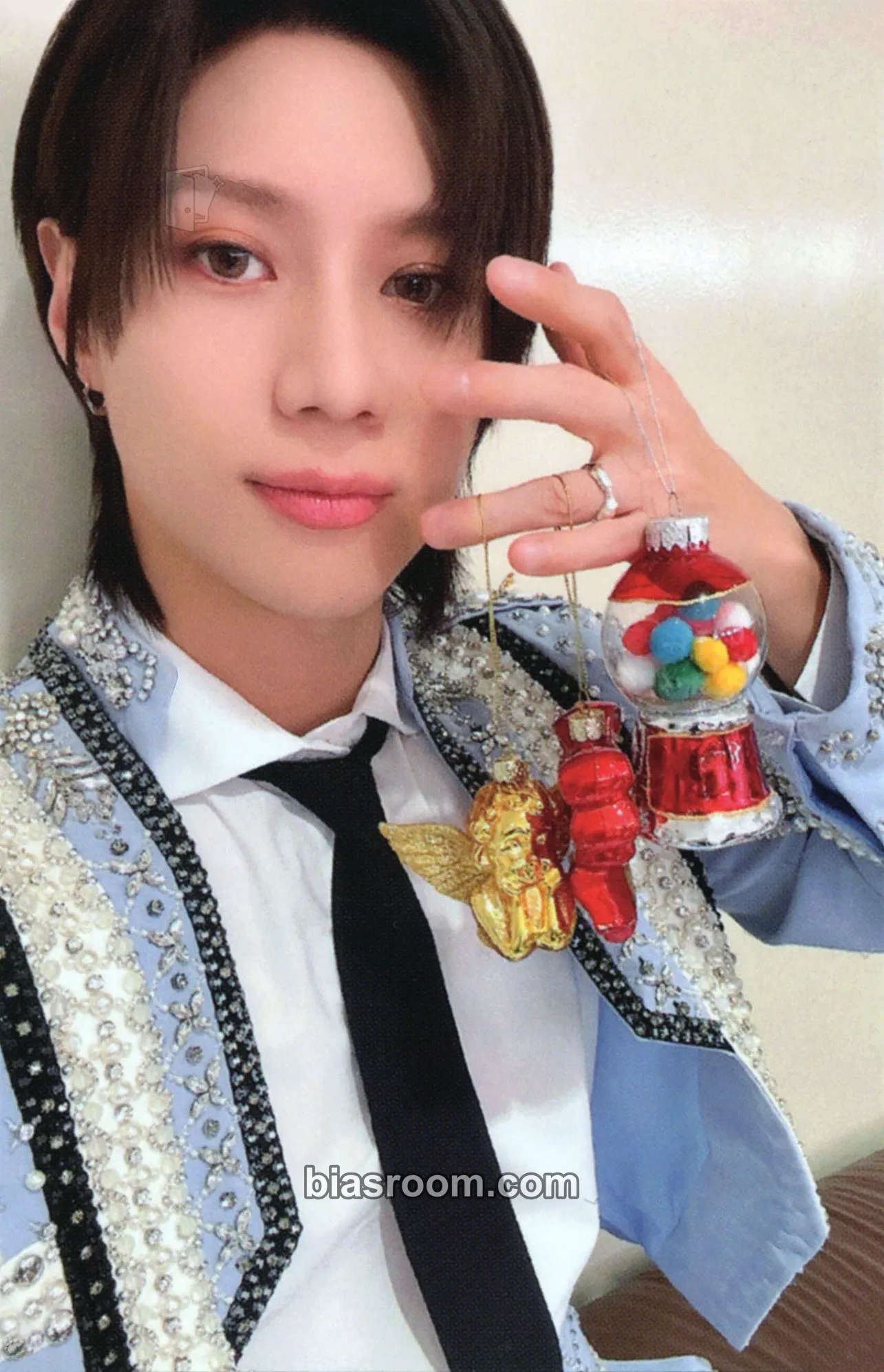 Taemin Pink Christmas Photocard - SHINee - SHINee K-pop photocard