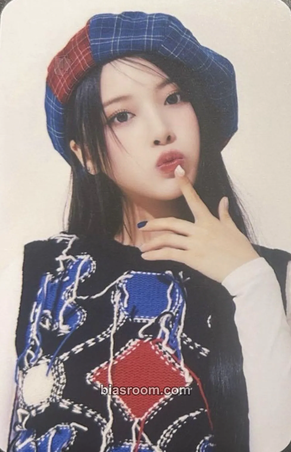 Jiwoo Funky Glitter Christmas Photocard - NMIXX - NMIXX K-pop photocard