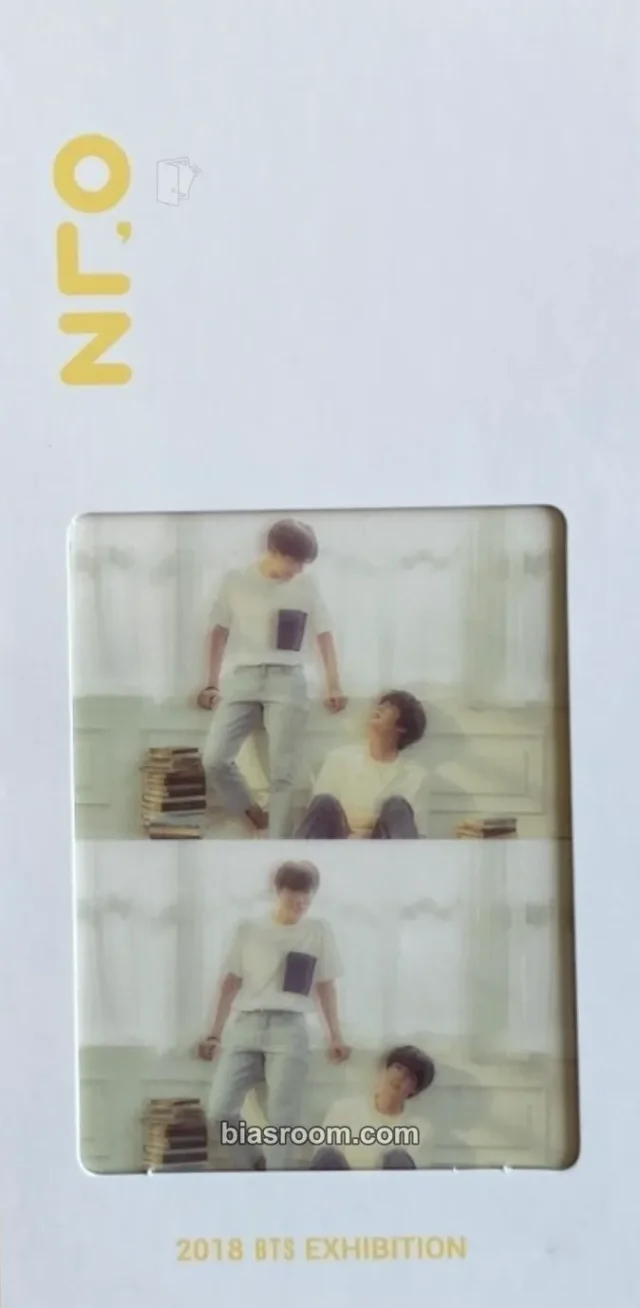 BTS - Jin & j-hope - BTS EXHIBITION: 24/7 = Serendipity (오,늘) Event exhibition bookmark