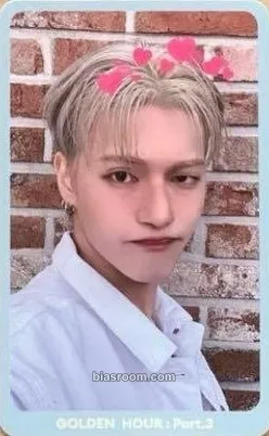 Wooyoung GOLDEN HOUR : Part.3 Photocard - ATEEZ - ATEEZ K-pop photocard