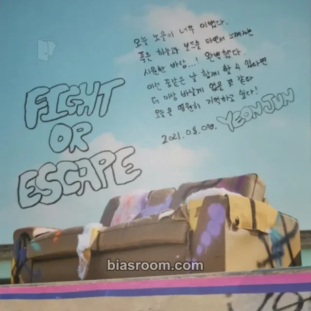 TOMORROW X TOGETHER - The Chaos Chapter: Fight or Escape Album fight together version album inclusion postcard