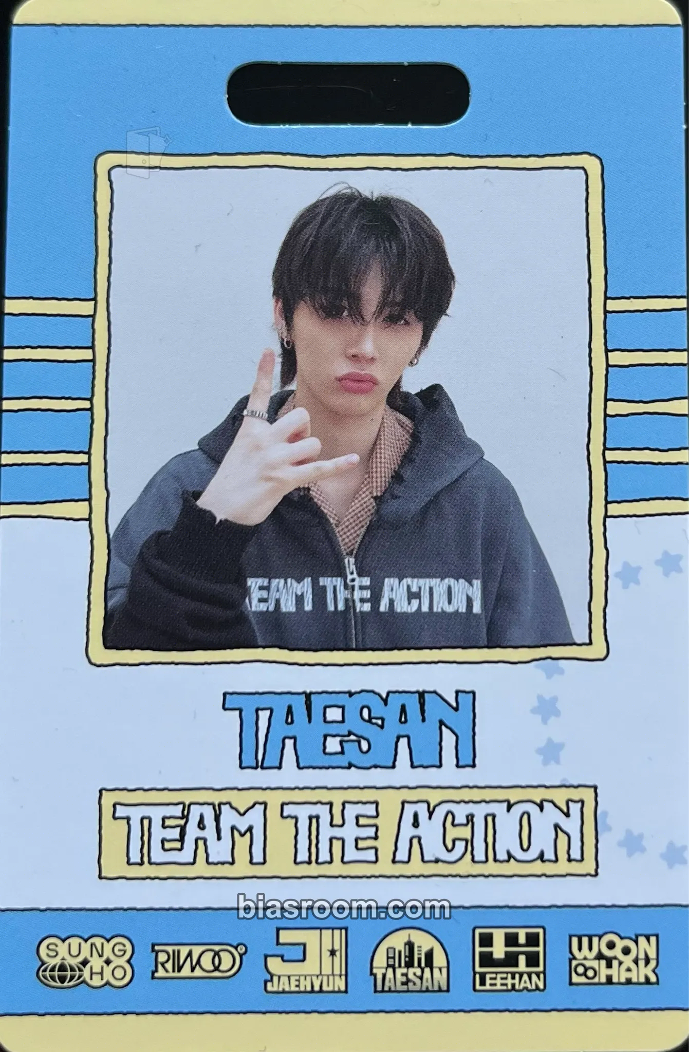 Taesan The Action Photocard - BOYNEXTDOOR - BOYNEXTDOOR K-pop photocard