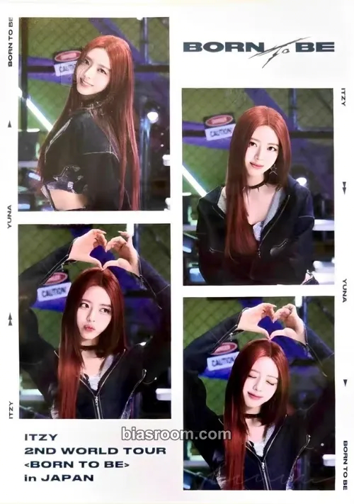 Yuna ITZY 2nd World Tour 'Born To Be' Photocard - ITZY - ITZY K-pop photocard
