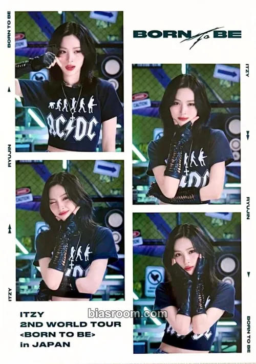 Ryujin ITZY 2nd World Tour 'Born To Be' Photocard - ITZY - ITZY K-pop photocard