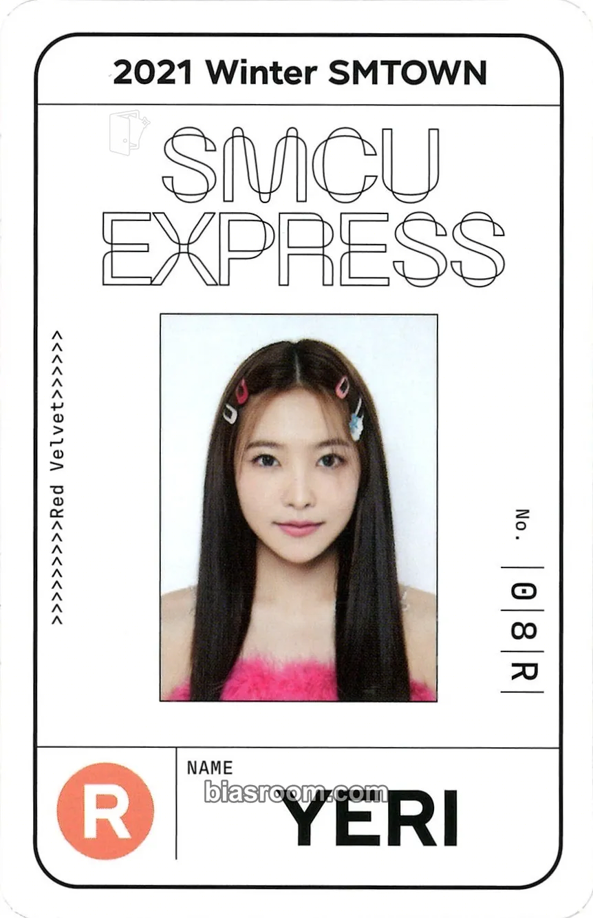 Yeri 2021 Winter SMTOWN : SMCU EXPRESS Photocard - Red Velvet - Red Velvet K-pop photocard