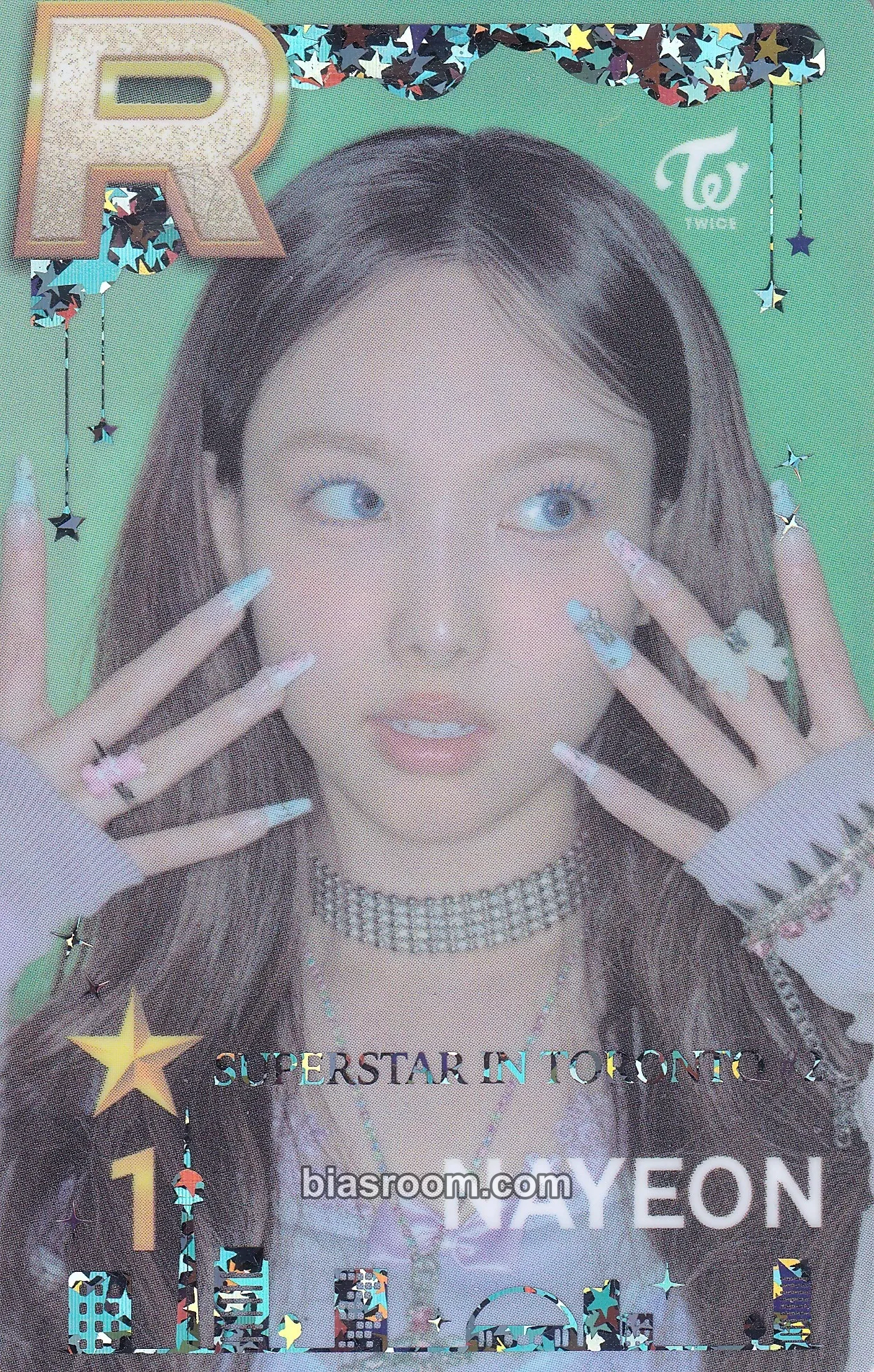 Nayeon TWICE x SuperStar JYPNATION Photocard - TWICE - TWICE K-pop photocard