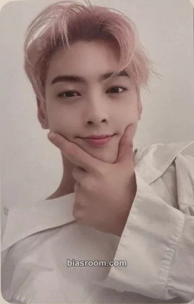 ASTRO - Cha Eunwoo - Switch On Album album photocard blue back