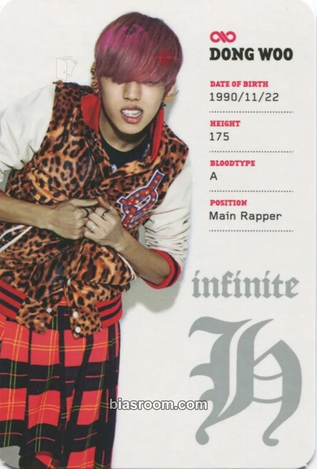 Dongwoo Fly High Photocard - INFINITE - INFINITE K-pop photocard