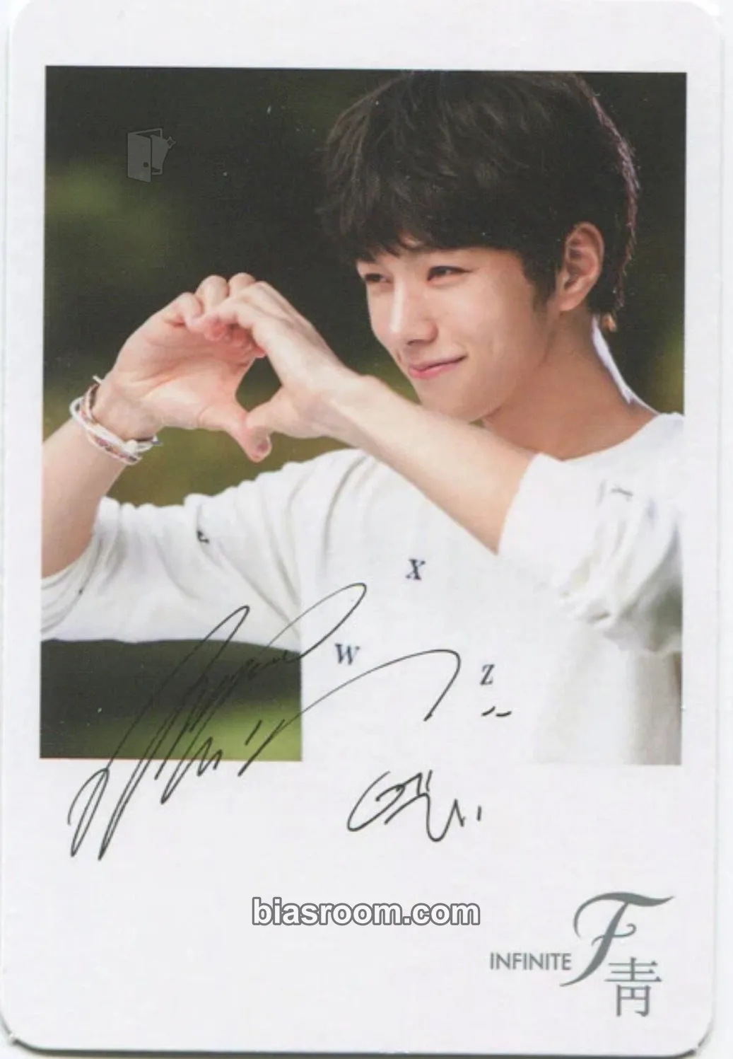 L / Myungsoo Azure Photocard - INFINITE - INFINITE K-pop photocard