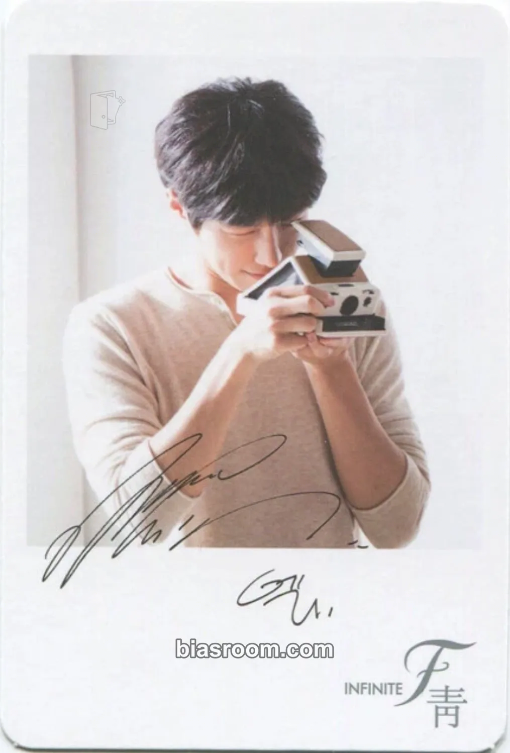 L / Myungsoo Azure Photocard - INFINITE - INFINITE K-pop photocard