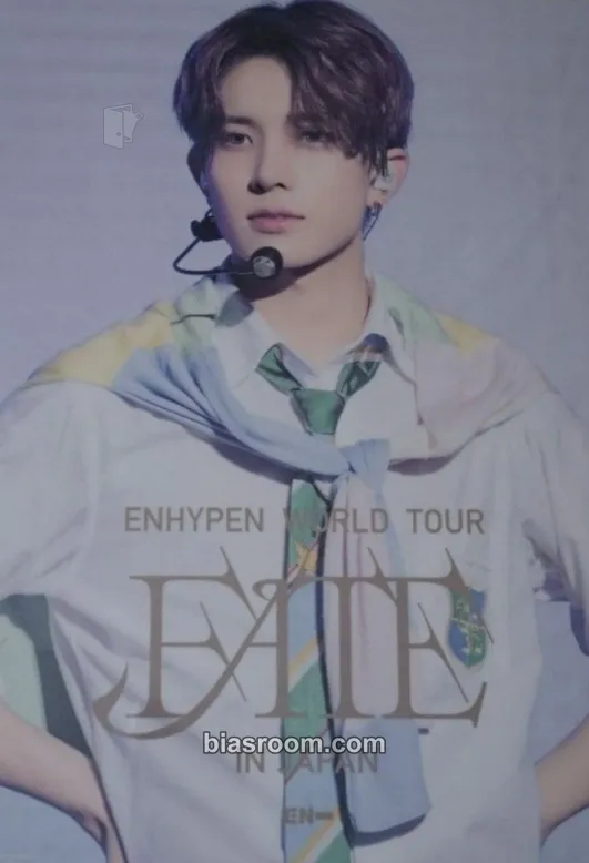 Heeseung World Tour Fate in Japan Photocard - ENHYPEN - ENHYPEN K-pop photocard